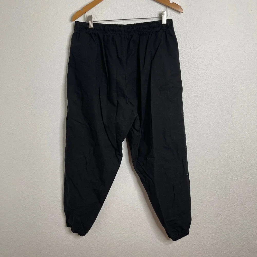 Gymshark Mens Lifting Club Ripstop Joggers Black Relaxed Fit XL Athletic Pants