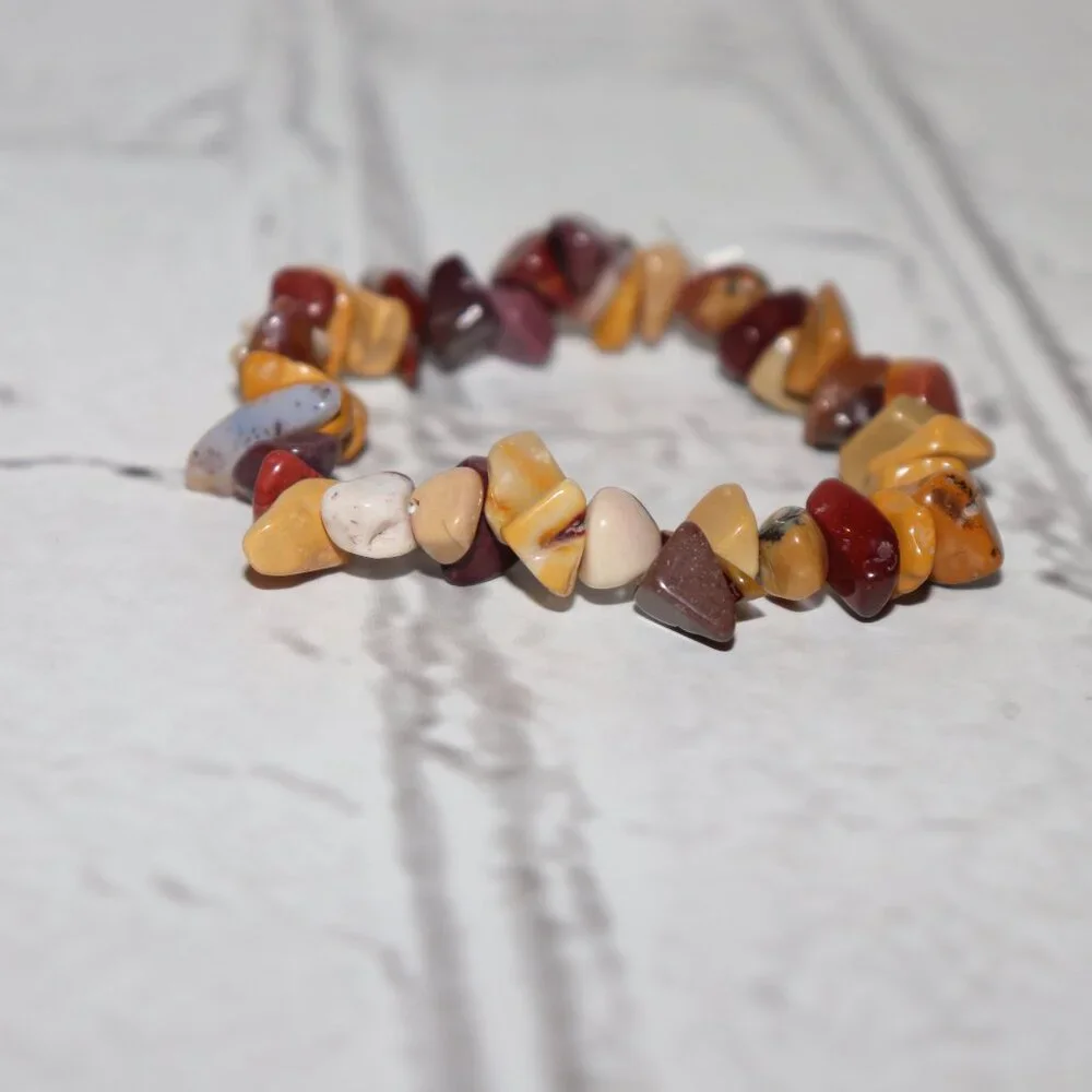 Beautiful mixed natural stone bracelet 7